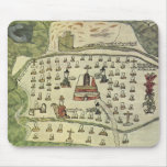 Montezuma's Aztec Empire, Antique World Map, 1577 Mouse Pad