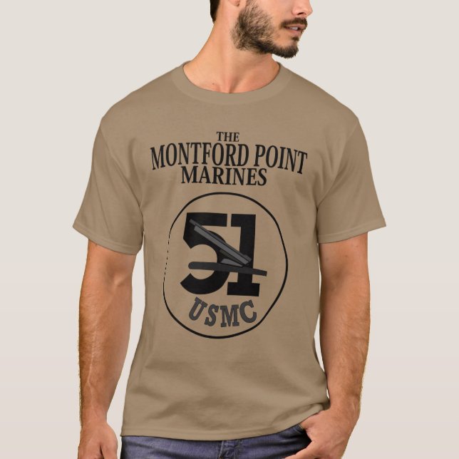 MONTFORD MARINES 51ST BATTALION T-Shirt (Front)