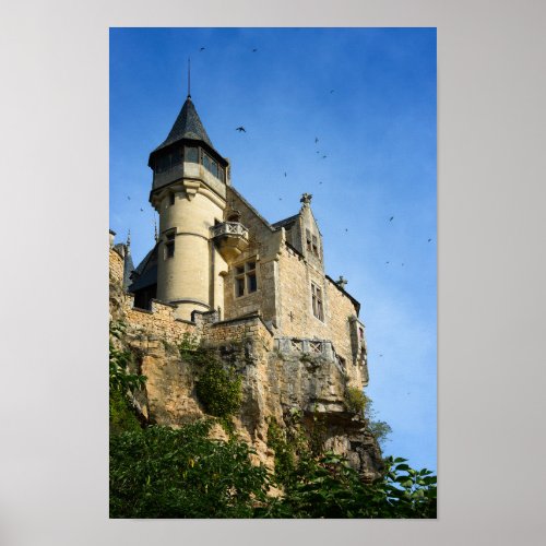 Montfort castle Dordogne France Poster