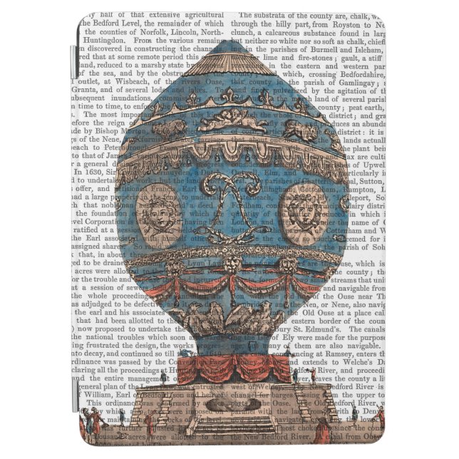 Montgolfier Aerostatique Hot Air Balloon iPad Air Cover (Front)