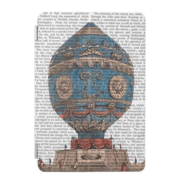 Montgolfier Aerostatique Hot Air Balloon iPad Mini Cover (Front)