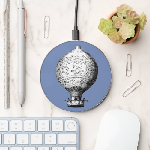 Montgolfier Vintage Hot Air Balloon Wireless Charger