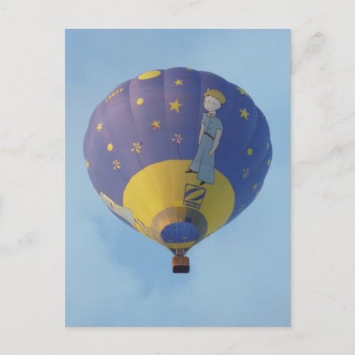 Montgolfiere _ Hot air balloon _ Petit Prince Postcard