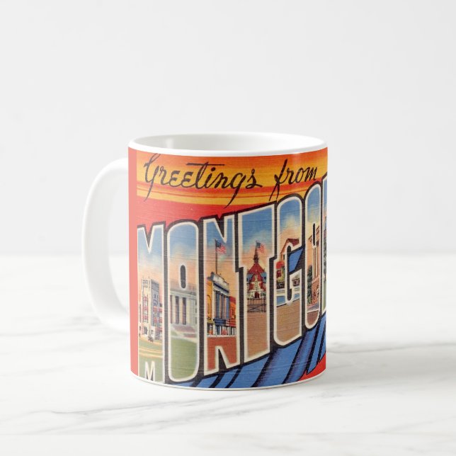 Montgomery AL Retro Mug (Front Left)