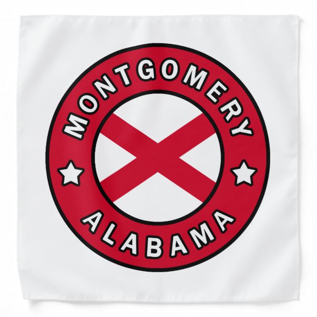 Montgomery Alabama Bandana (Front)