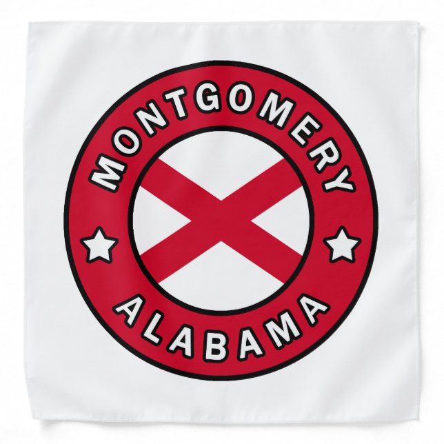 Montgomery Alabama Bandana (Front)