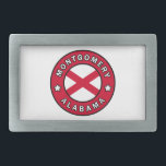Montgomery Alabama Belt Buckle<br><div class="desc">Montgomery Alabama</div>