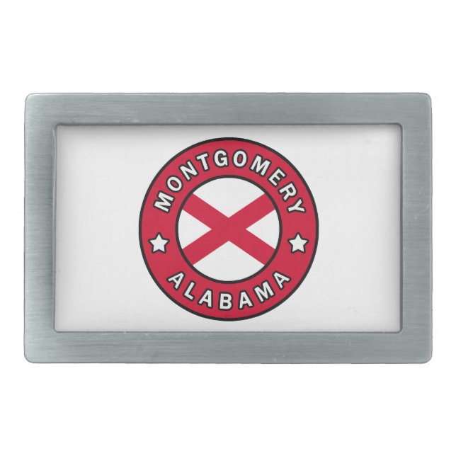 Montgomery Alabama Belt Buckle (Front)