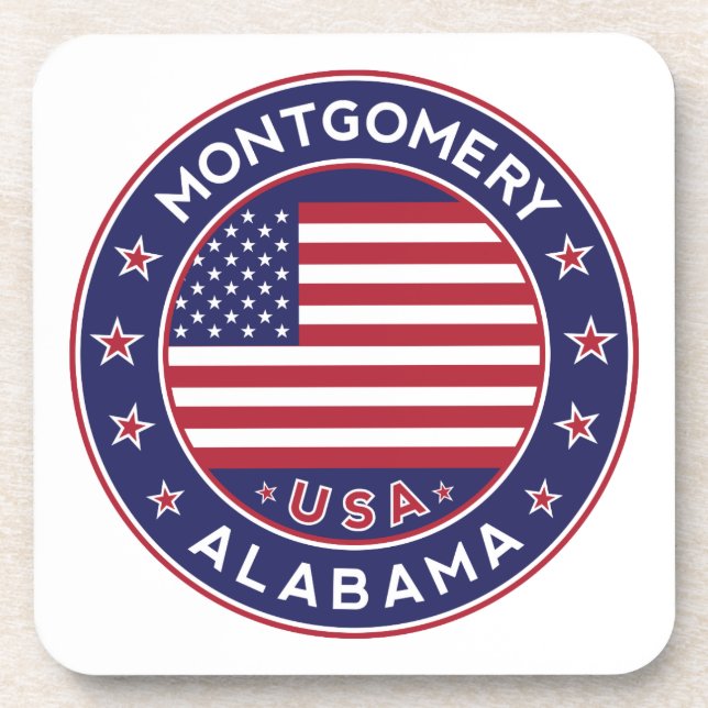 Montgomery, Alabama Beverage Coaster (Front)