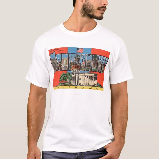 Montgomery, Alabama (Capital Bldg) T-Shirt (Front)