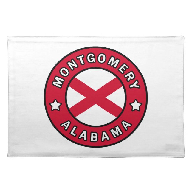 Montgomery Alabama Cloth Placemat (Front)