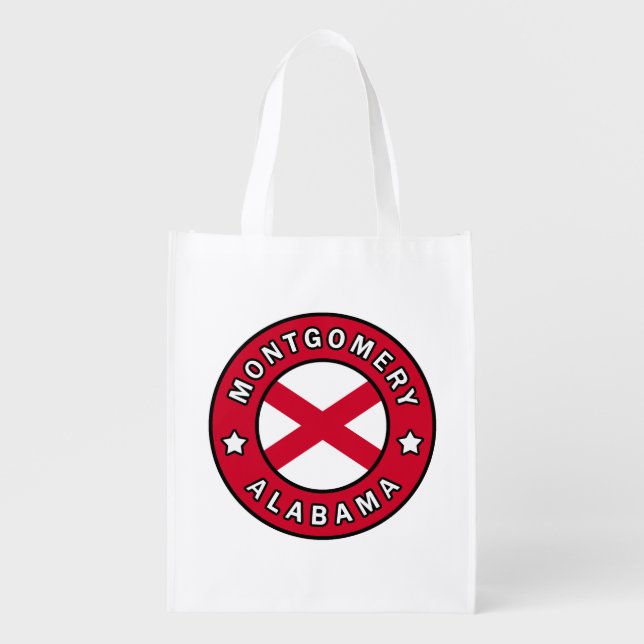Montgomery Alabama Grocery Bag (Front)