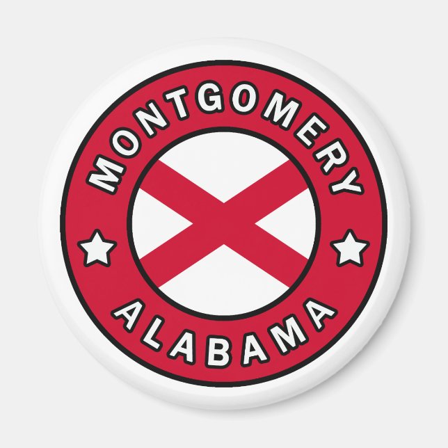 Montgomery Alabama Magnet (Front)