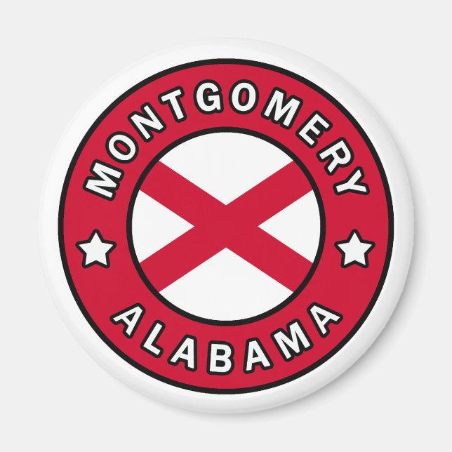 Montgomery Alabama Magnet (Front)