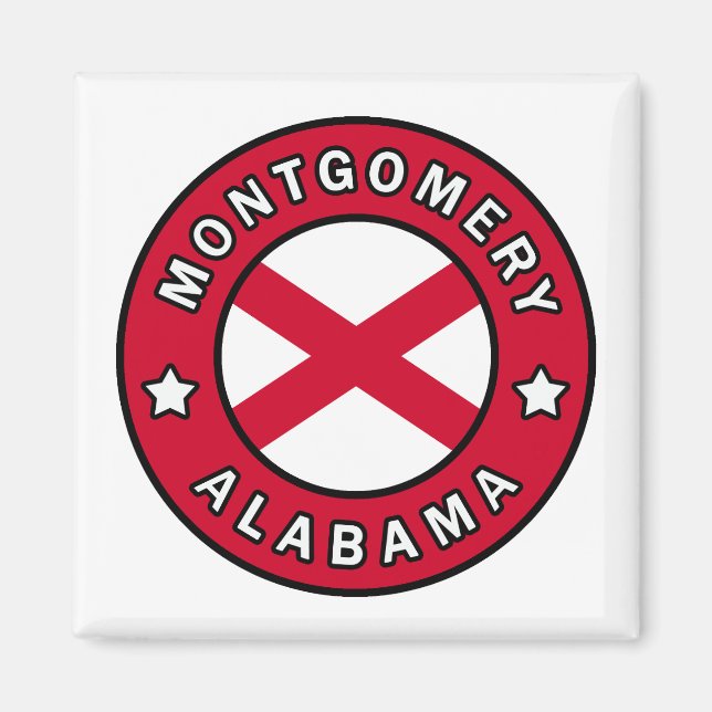 Montgomery Alabama Magnet (Front)