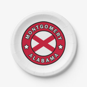 Montgomery Alabama Paper Plates