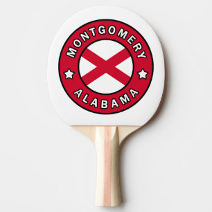 Montgomery Alabama Ping Pong Paddle