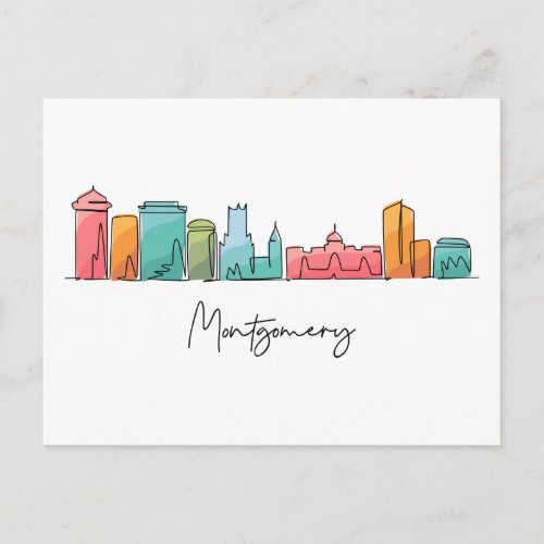 Montgomery ALABAMA Postcard