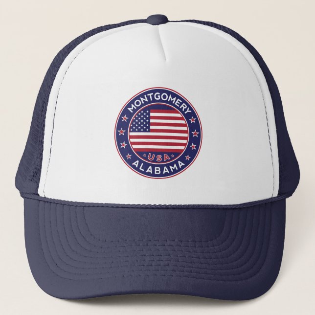 Montgomery, Alabama Trucker Hat (Front)