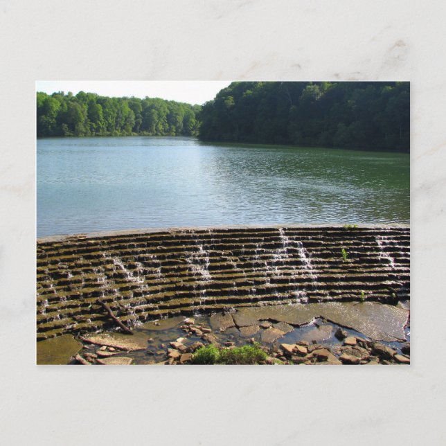 Montgomery Bell State Park Spillway Dam Postcard (Front)