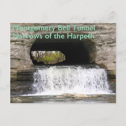 Montgomery Bell Tunnel _  Narrows of the Harpeth Postcard