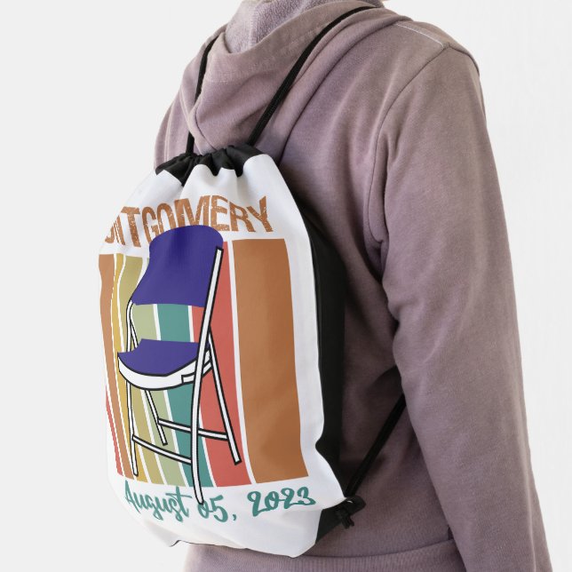 Montgomery Brawl Folding Chair August 5 2023 Drawstring Bag (Insitu)
