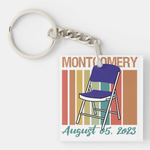 Montgomery Brawl Folding Chair August 5 2023 Keychain