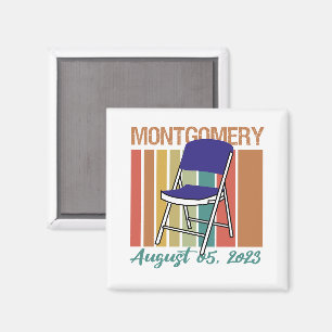 Montgomery Brawl Folding Chair August 5 2023 Magnet