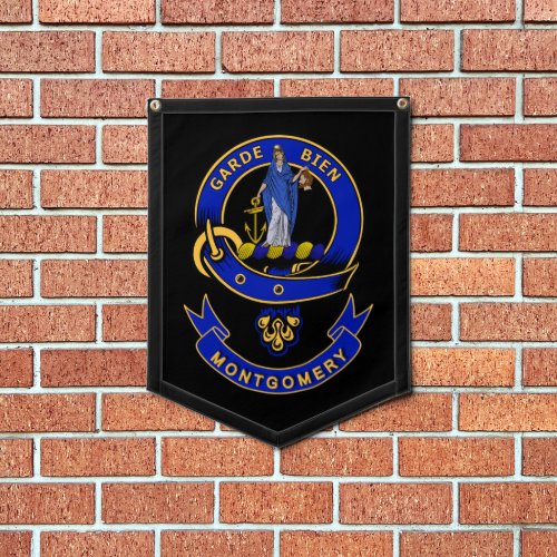 Montgomery Clan Badge Banner   Pennant