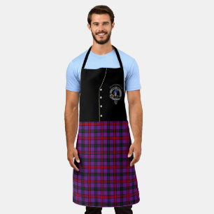 Montgomery Clan Badge & Tartan Kilt Apron