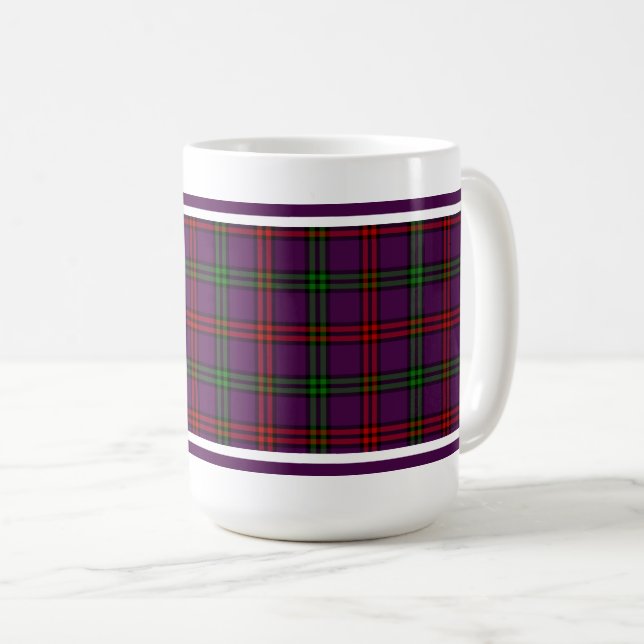 Montgomery Clan Scottish Tartan Coffee Mug (Front Right)