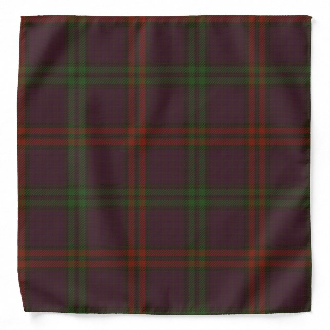 Montgomery Clan Tartan Bandana (Front)