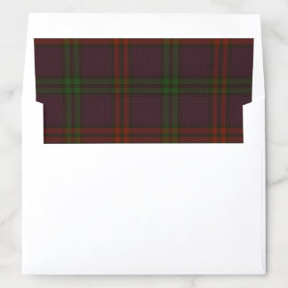 Montgomery Clan Tartan Envelope Liner
