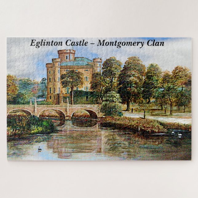  Montgomery Clan's Eglinton Castle Scotland Jigsaw Puzzle (Horizontal)