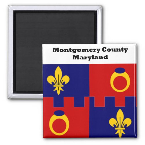 Montgomery County Maryland Flag magnet