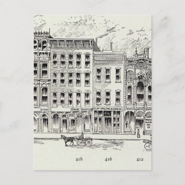 Montgomery East side California and Sacramento Postcard (Front)