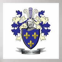 Montgomery Family Crest Coat of Arms