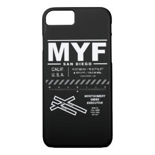 Montgomery Gibbs Executive Airport MYF iPhone Case