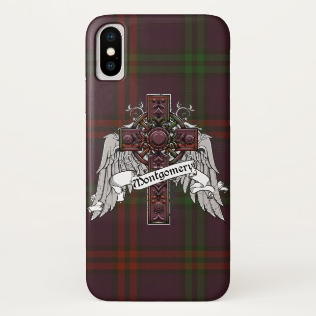 Montgomery Tartan Cross Case-Mate iPhone Case (Back)