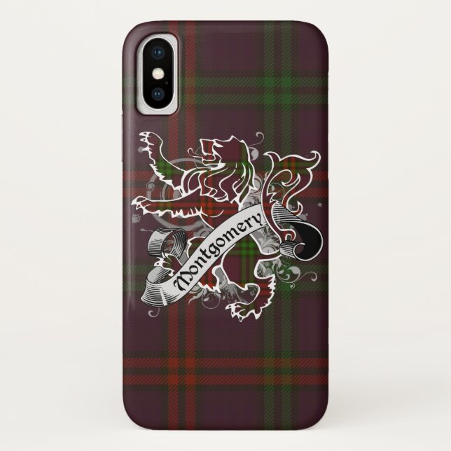 Montgomery Tartan Lion Case-Mate iPhone Case (Back)