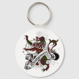 Montgomery Tartan Lion Keychain