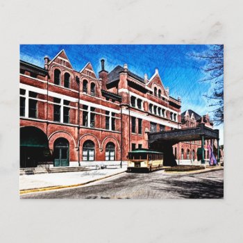 Montgomery Union Station - Montgomery  Alabama Postcard by CreativeMastermind at Zazzle