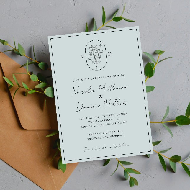 Month Flower | June | Fully Customize Wedding Invitation (Creator Uploaded)