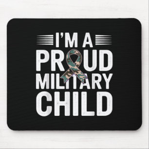 Month Military Child Costume Im Proud Military Chi Mouse Pad