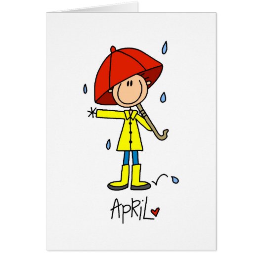 Month of April Cards (Front)
