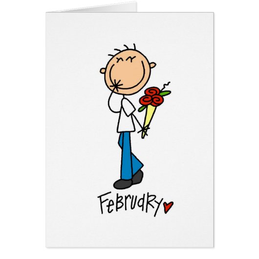 Month of February Cards (Front)