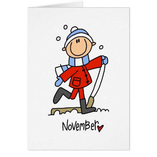 Month of November Cards (Front)