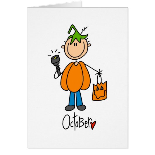 Month of October Cards (Front)