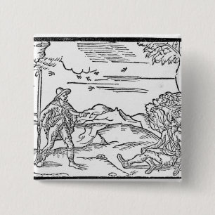 Month of September 'The Shepheardes Calender' Pinback Button