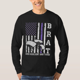 Month Of The Military Child Born Resilient And Tou T-Shirt